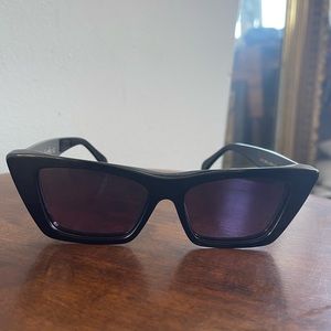 Anine Bing Levi Sunglasses Black